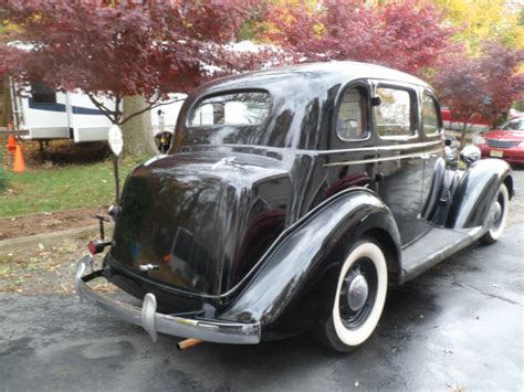 1935 Plymouth deluxe, 4 door, black