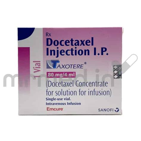 Buy TAXOTERE 80MG INJECTION Online: Uses, Price, Dosage, Instructions, Side Effects | MrMed