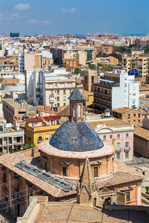 Valencia aerial skyline | Stock image | Colourbox