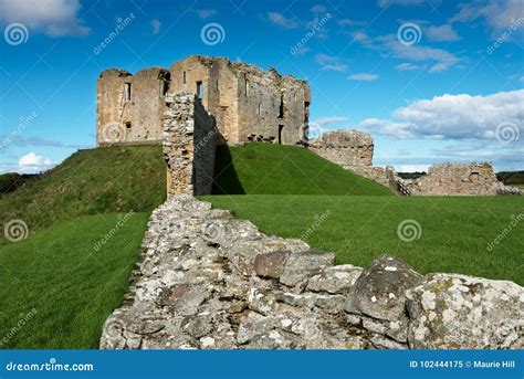 Ruins of Duffus Castle, Scotland Stock Image - Image of castle, whisky ...