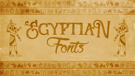 20+ Best Free and Premium Egyptian Fonts | Hyperpix | Ancient egypt projects, Egypt ...