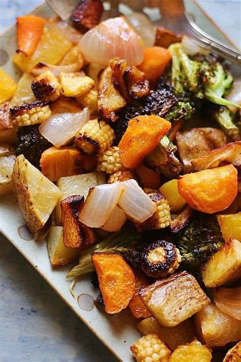 Easy Roasted Winter Vegetables | Cook Click N Devour!!!