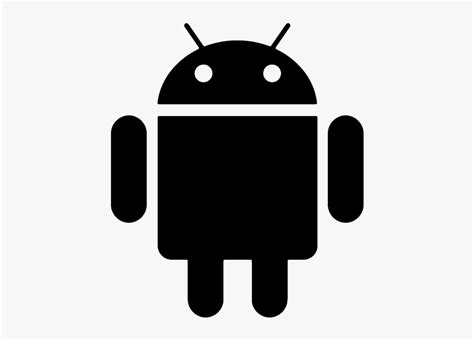 Android Icon Black Png - Logos With No Name, Transparent Png - kindpng