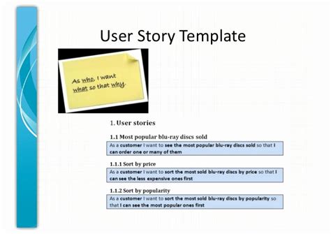 40 User Story Template Excel | Markmeckler Template Design