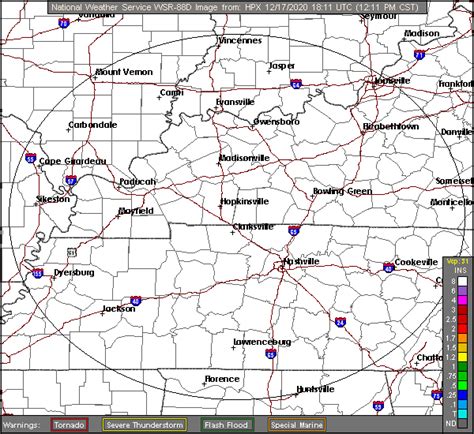 Discover Clarksville TN - One Hour Precipitation Weather Radar for ...