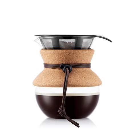 Bodum Pour Over, 17oz, Cork - Grape Grain And Bean