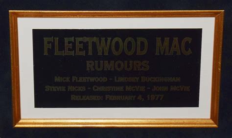 Fleetwood Mac – Rumours, Mick Fleetwood, Stevie NicksROCK STAR gallery