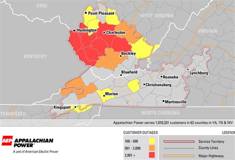 Aep Outage Map West Virginia | Virginia Map