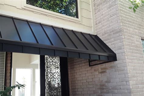 Residential Metal Awning Installation