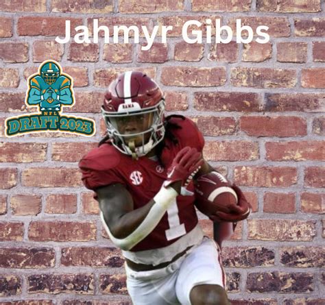 Jahmyr Gibbs 2023 NFL Draft - Dolphins Thirsty - Dolphins Thirsty