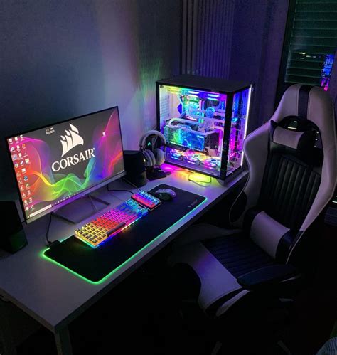 I need more rgb in 2020 | Video game room design, Video game rooms, Gaming room setup