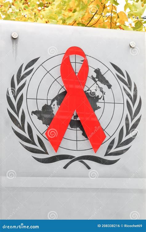 UNAIDS logo on a panel editorial photo. Image of governance - 208338216