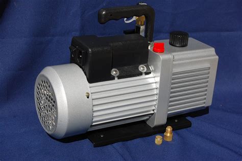 Rotary Vane Vaccum Pump 12CFM 3/4HP Continuous Duty Pulsator HVAC 3 Ports Sizes Industrial Size