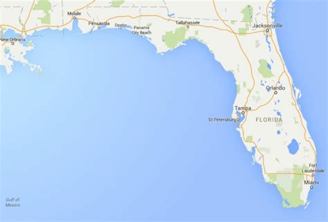 Map Of Florida Panhandle Beaches - Free Printable Maps