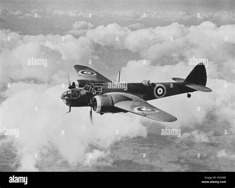 "Bristol" Blenheim Bomber. "Bristol" Type 142M. Two "Bristol" 840 Stock Photo, Royalty Free ...