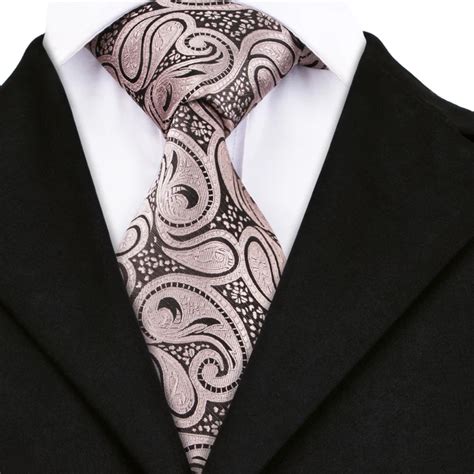 Aliexpress.com : Buy Rose Gold Paisley Wedding Ties for Men Luxury Silk ...