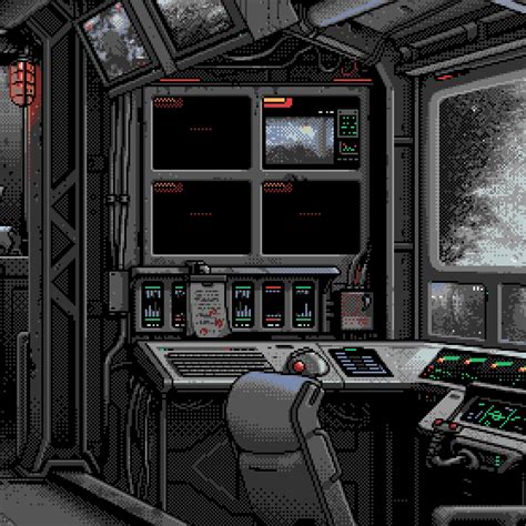 Control Room | Anime pixel art, Pixel art background, Pix art