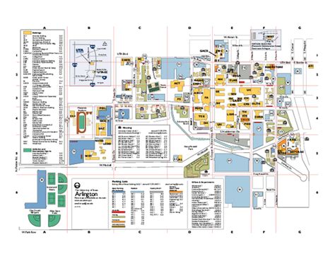 Ut Arlington Campus Map – Map VectorCampus Map