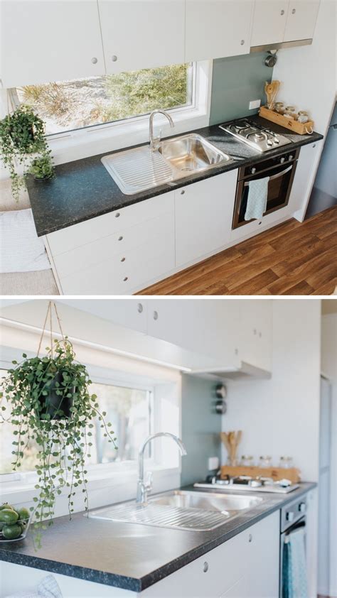 Creative Tiny House Kitchen Sink Designs in 2021 | Tiny house kitchen ...