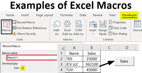 Examples of Excel Macro | Various Methods to Use Macros in Excel