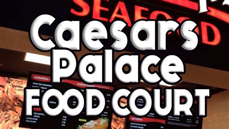 Caesars Palace Las Vegas Food Court - Full Tour! - YouTube