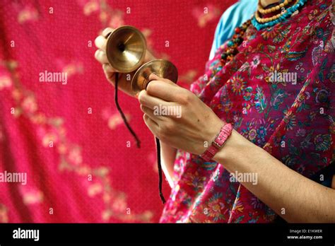 Celebration in ISKCON temple Stock Photo - Alamy