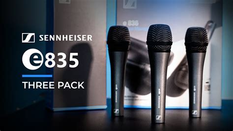 Sennheiser e835 Three pack - YouTube