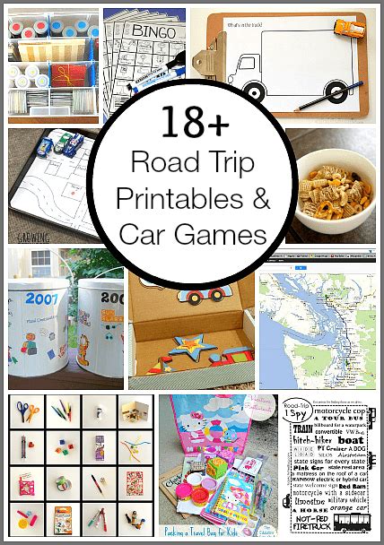 Road Trip Printables and Car Games for Kids - Buggy and Buddy