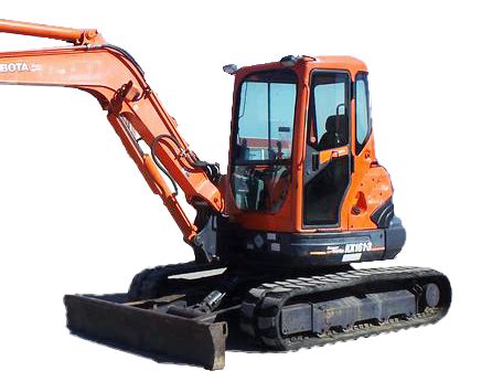 Kubota KX161-3 excavator rubber tracks - DEKK Rubber Tracks & Pads