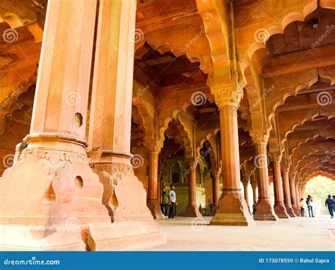 Colourful Old Architecture Inside Red Fort in Delhi India during Day Time, Famous Red Fort ...