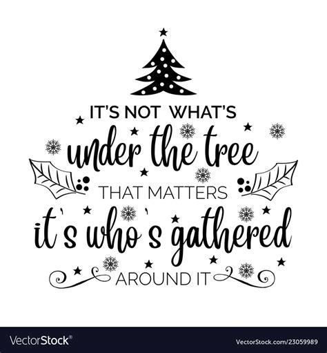 Inspirational christmas quote Royalty Free Vector Image