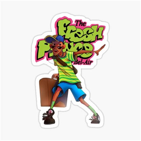 "the fresh prince of bel air " Sticker for Sale by Rusianan2 | Redbubble