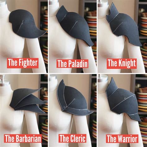 Armor Patterns Shoulder / Pauldron Pack in 2021 Cosplay diy