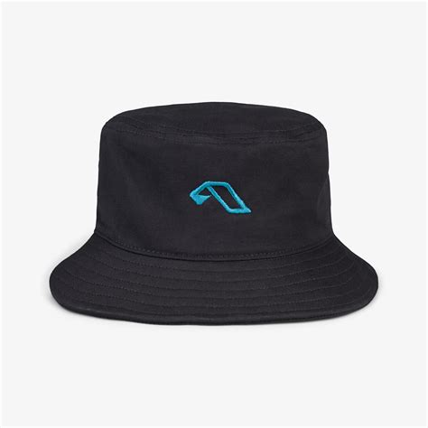 Hat, One Size Fits Most | Anjuna Bucket Hat / Black & Teal by Anjuna | Merch | Anjunadeep