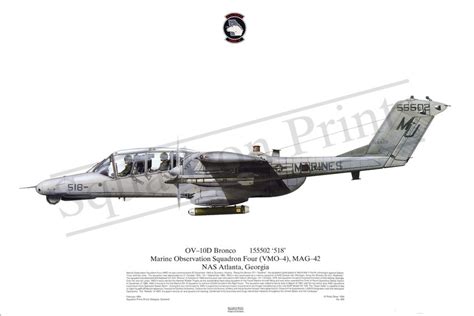 OV-10D Bronco - Print | Squadron Prints