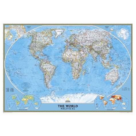 National Geographic Maps World Classic Wall Map & Reviews | Wayfair