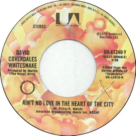 Whitesnake - Ain't No Love In The Heart Of The City | Releases | Discogs