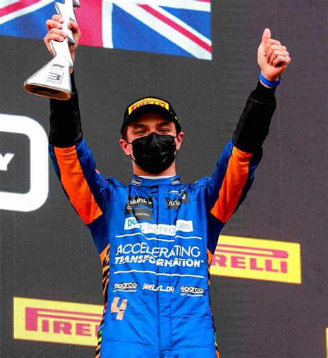 Lando Norris Podium : Lando Norris Celebrates First Podium Finish After ...