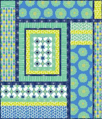 Free Quilt Pattern: A Blue Moment - I Love Quilting Forever