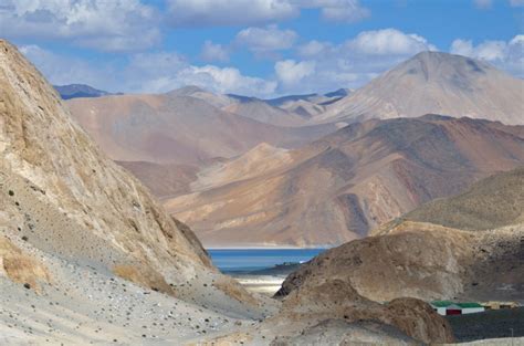 pangong lake,deep blue water,camping site,remote location