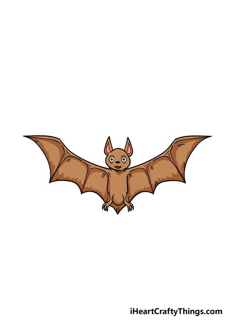 Bat Drawing - How To Draw A Bat Step By Step!