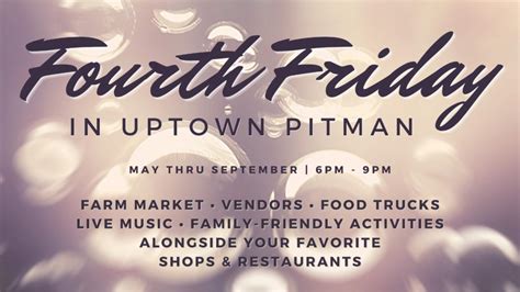 Fourth Fridays in Uptown Pitman | NJ Heartland NJ Heartland