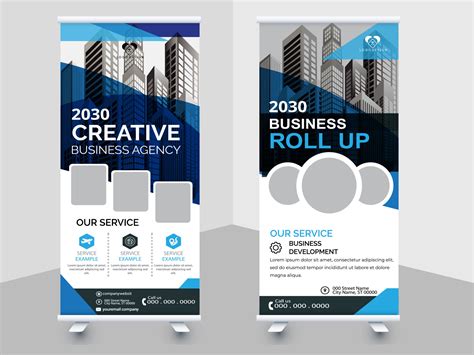 creative business roll up banner design. Standee Design Banner ...