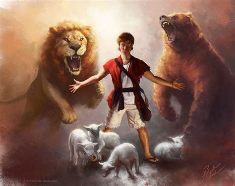 The Lion, the Bear and Your Destiny | David bible, Bible pictures, Biblical artwork