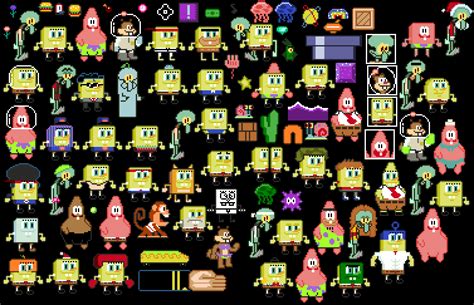 SpongeBob Germ Warrior Sprites by happaxgamma on Newgrounds