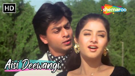 Aisi Deewangi Dekhi Nahi | Divya Bharti, Shahrukh Khan Hit Songs | Alka ...