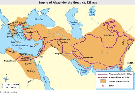 Alexander The Great Empire Map – Map Of The World