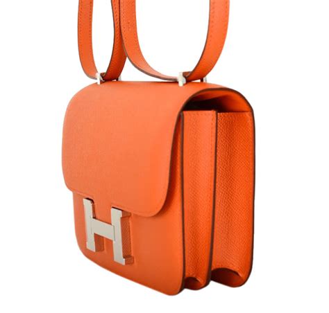 Hermès Constance 18 Bag Classic Orange Epsom Leather - PHW | Baghunter