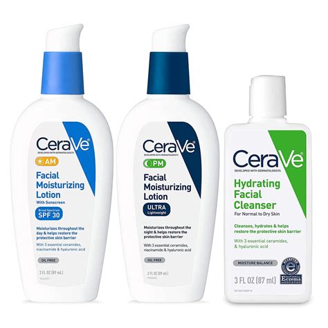 A Travel-Sized Skin-Care Set: CeraVe Face Moisturizing Lotion and ...