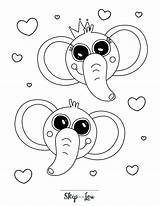 Free Elephant Coloring Pages With Full Book  Skip To My Lou sketch template